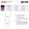 FUSE ECHO Knee Pad black/blue Size L